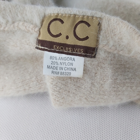 ANGORA blend beret hat - Picture 5 of 6